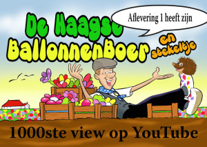 Aflevering Haagse ballonnenboer met de 1000ste view