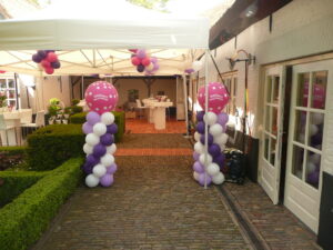 ballondecoratie voor uw communie